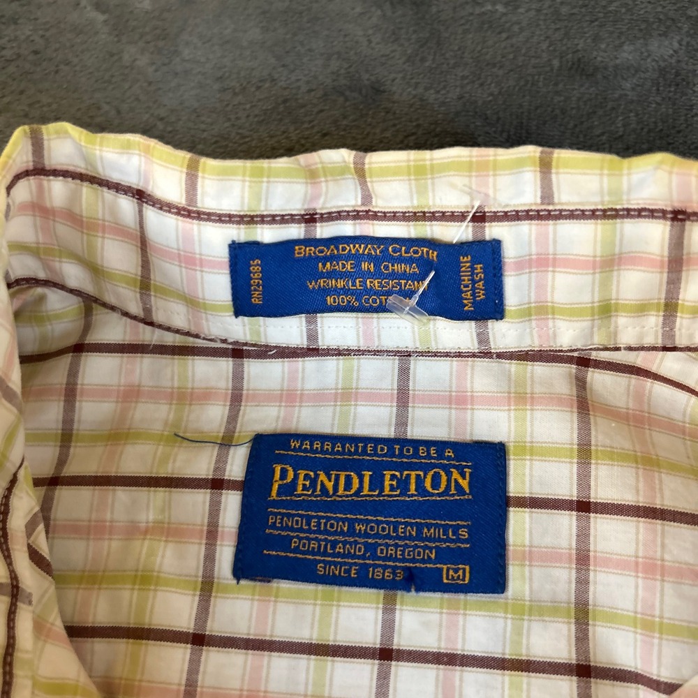Pendleton Broadway Cloth Plaid Button Up Shirt Lo… - image 1